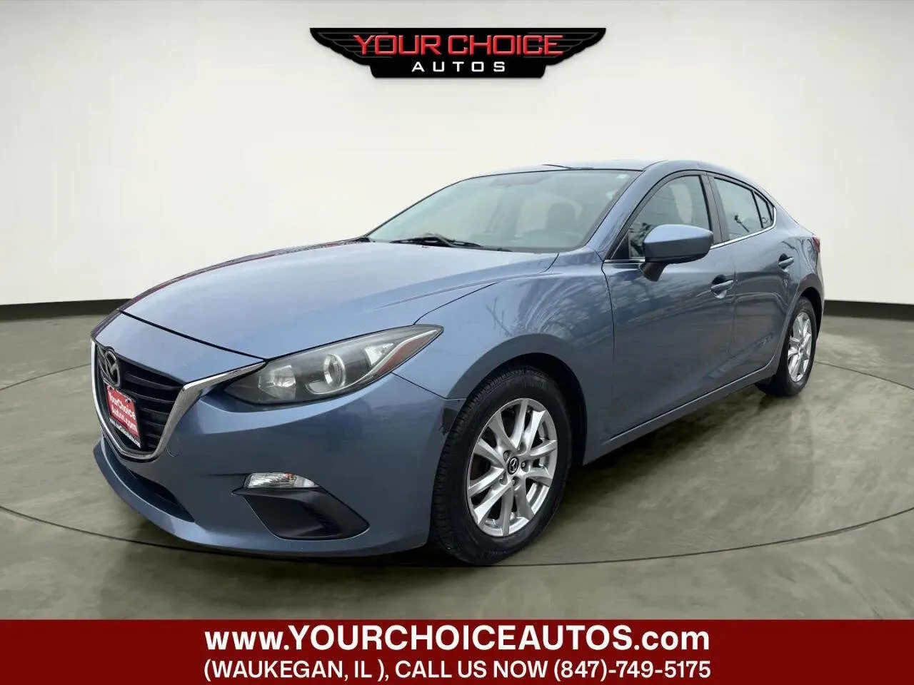 Blue 2014 Mazda Mazda3 i Grand Touring for sale in Waukegan, IL
