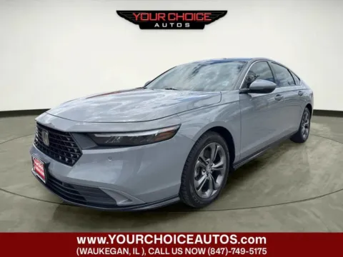 Gray 2024 Honda Accord Hybrid EX-L for sale in Waukegan, IL