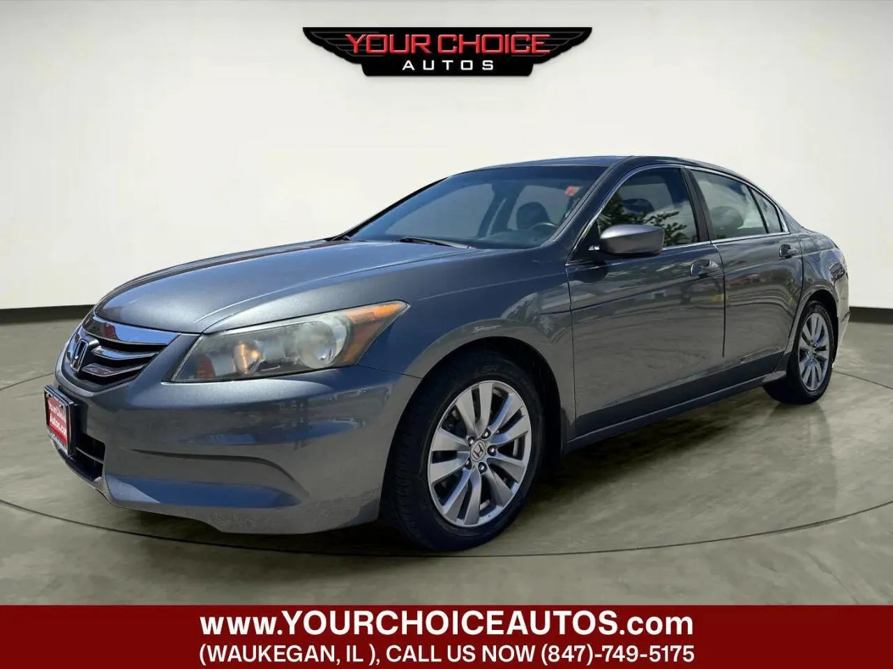 Gray 2012 Honda Accord Sdn EX for sale in Waukegan, IL