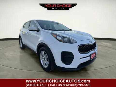 White 2017 Kia Sportage LX for sale in Waukegan, IL