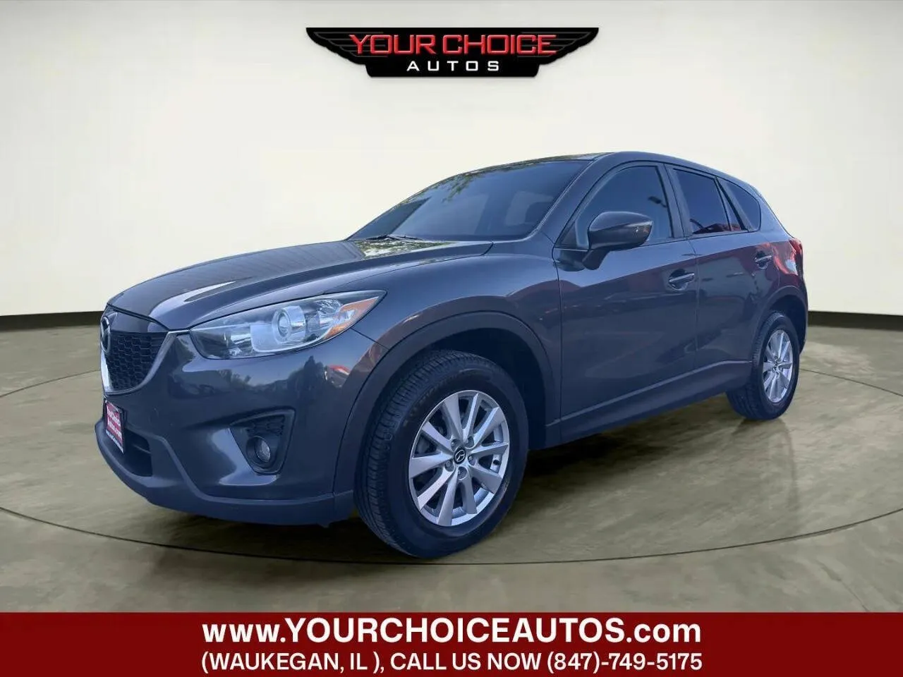 Gray 2015 Mazda CX-5 Touring for sale in Waukegan, IL