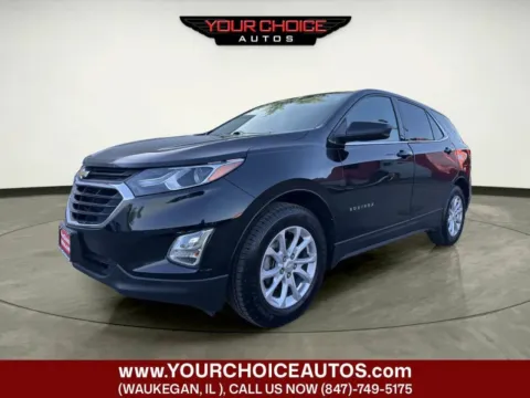 Black 2020 Chevrolet Equinox LT for sale in Waukegan, IL