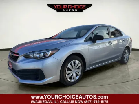 Silver 2022 Subaru Impreza Base AWD 4dr Sedan CVT for sale in Waukegan, IL