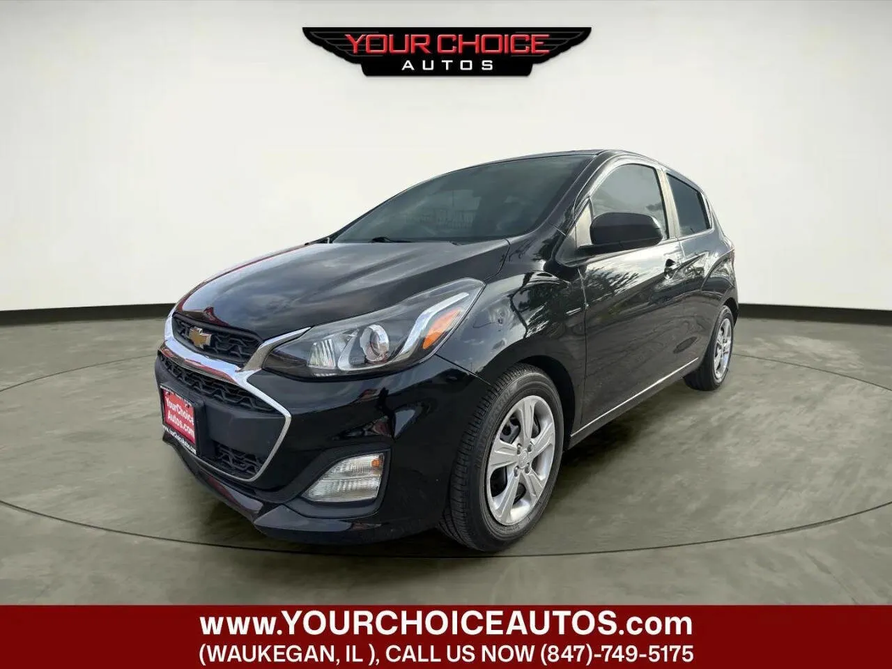 Black 2020 Chevrolet Spark LS for sale in Waukegan, IL