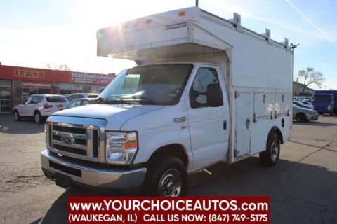 White 2012 Ford Econoline Commercial Cutaway E 350 SD 2dr 176 in. WB DRW Cutaway Chassis for sale in Waukegan, IL