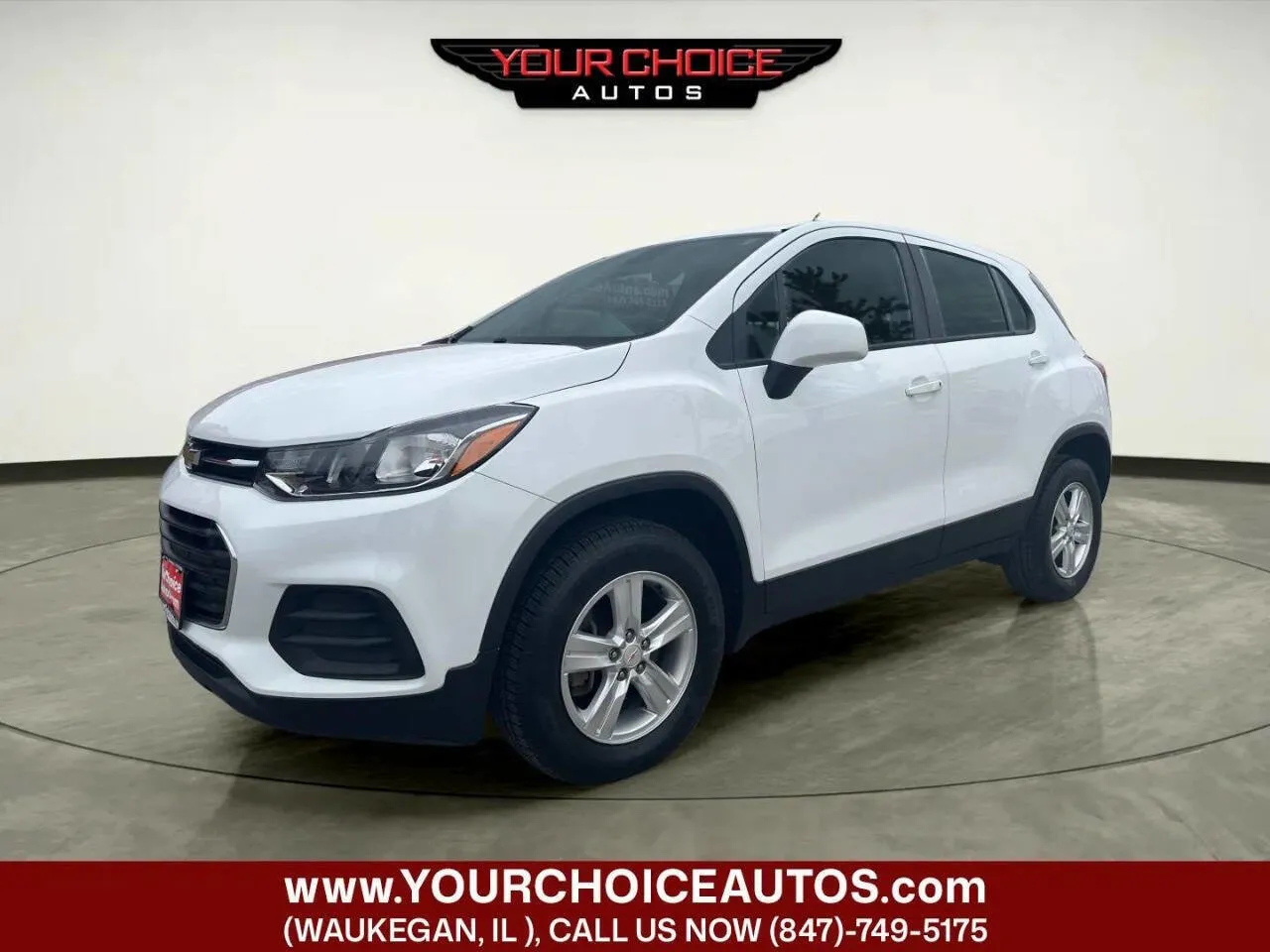 White 2017 Chevrolet Trax LS for sale in Waukegan, IL