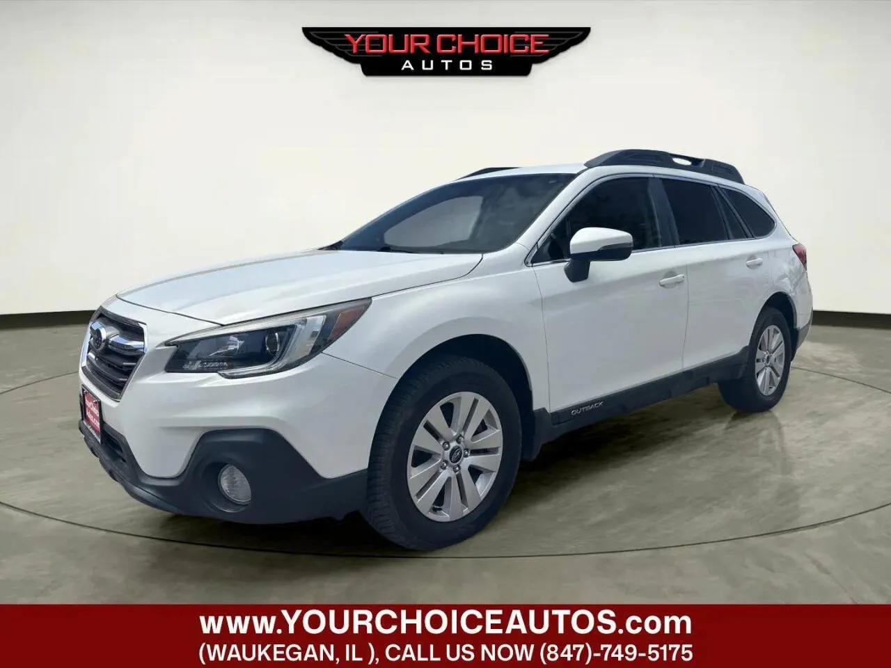 White 2019 Subaru Outback Premium for sale in Waukegan, IL