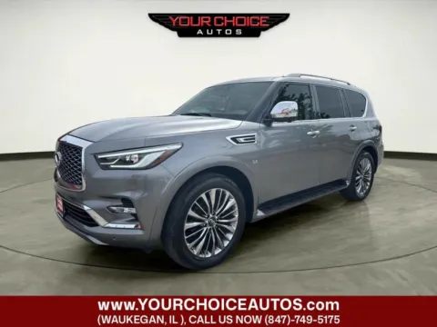 Gray 2019 INFINITI QX80 LUXE for sale in Waukegan, IL