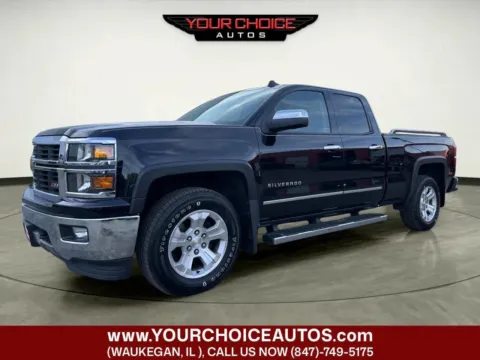 Black 2014 Chevrolet Silverado 1500 LT for sale in Waukegan, IL