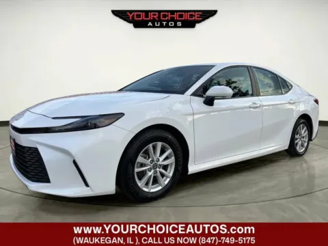 White 2025 Toyota Camry LE 4dr Sedan for sale in Waukegan, IL