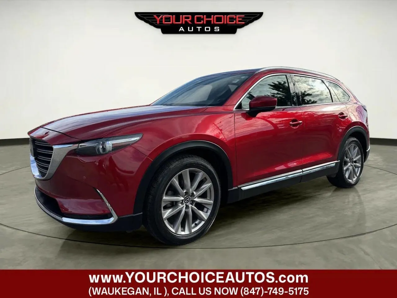 Red 2021 Mazda CX-9 Grand Touring for sale in Waukegan, IL