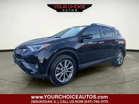 Black 2016 Toyota RAV4 Limited for sale in Waukegan, IL