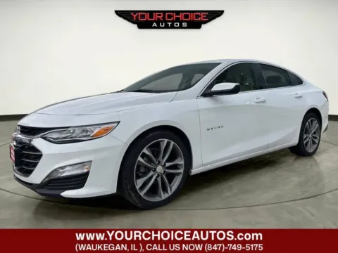 White 2024 Chevrolet Malibu LT for sale in Waukegan, IL