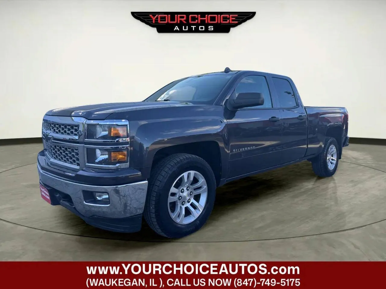 Gray 2014 Chevrolet Silverado 1500 LT for sale in Waukegan, IL