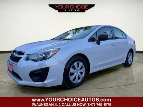 White 2014 Subaru Impreza Sedan 2.0i AWD 4dr Sedan CVT for sale in Waukegan, IL