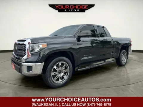 Black 2020 Toyota Tundra SR 4x4 4dr Double Cab Pickup SB for sale in Waukegan, IL