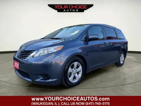 Blue 2017 Toyota Sienna LE 8 Passenger 4dr Mini Van for sale in Waukegan, IL