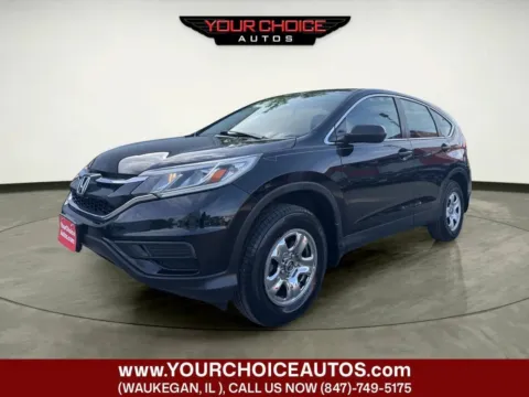 Black 2016 Honda CR-V LX for sale in Waukegan, IL