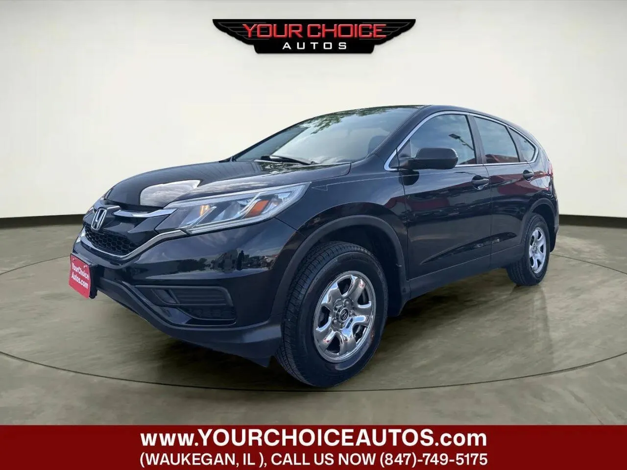 Black 2016 Honda CR-V LX for sale in Waukegan, IL
