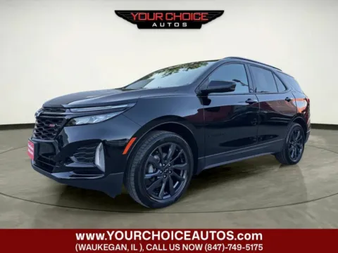 Black 2024 Chevrolet Equinox RS for sale in Waukegan, IL