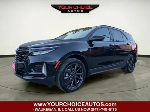 Black 2024 Chevrolet Equinox RS for sale in Waukegan, IL