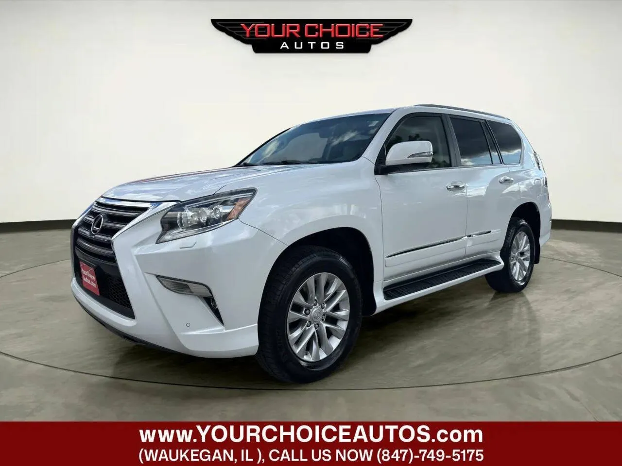 White 2014 Lexus GX 460 Base AWD 4dr SUV for sale in Waukegan, IL