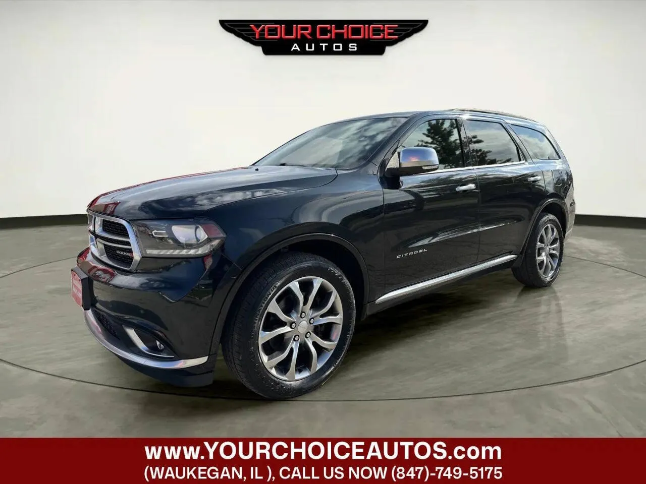 Black 2018 Dodge Durango Citadel Anodized Platinum for sale in Waukegan, IL