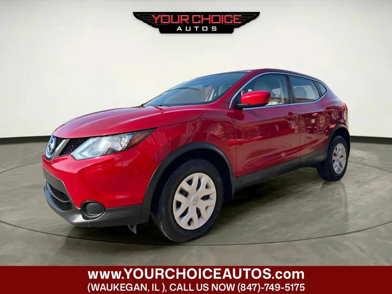 Red 2017 Nissan Rogue Sport S for sale in Waukegan, IL