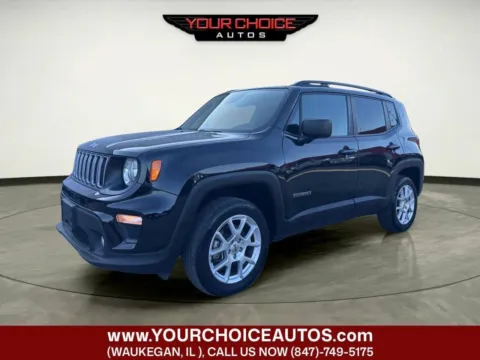 Black 2022 Jeep Renegade Latitude for sale in Waukegan, IL