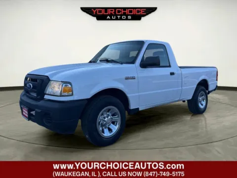 White 2010 Ford Ranger XL 4x2 2dr Regular Cab LB for sale in Waukegan, IL