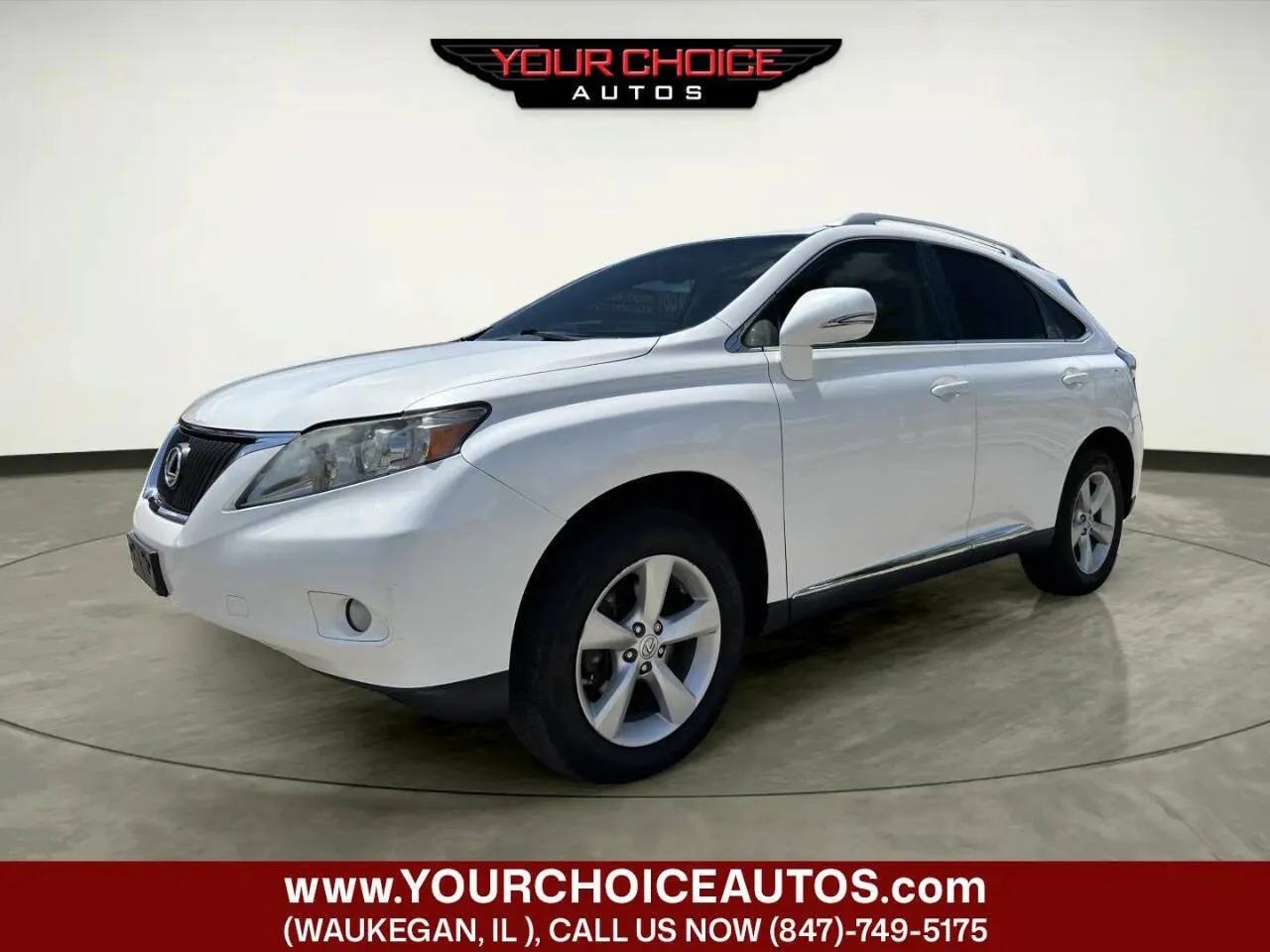White 2011 Lexus RX 350 Base AWD 4dr SUV for sale in Waukegan, IL