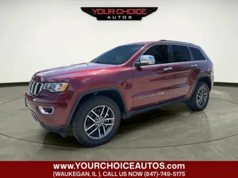Red 2022 Jeep Grand Cherokee WK Limited for sale in Waukegan, IL