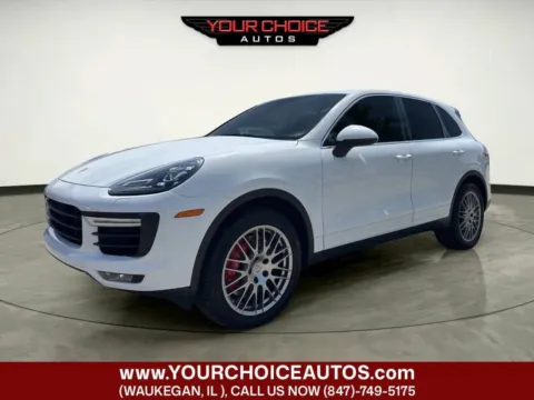 White 2015 Porsche Cayenne Turbo for sale in Waukegan, IL