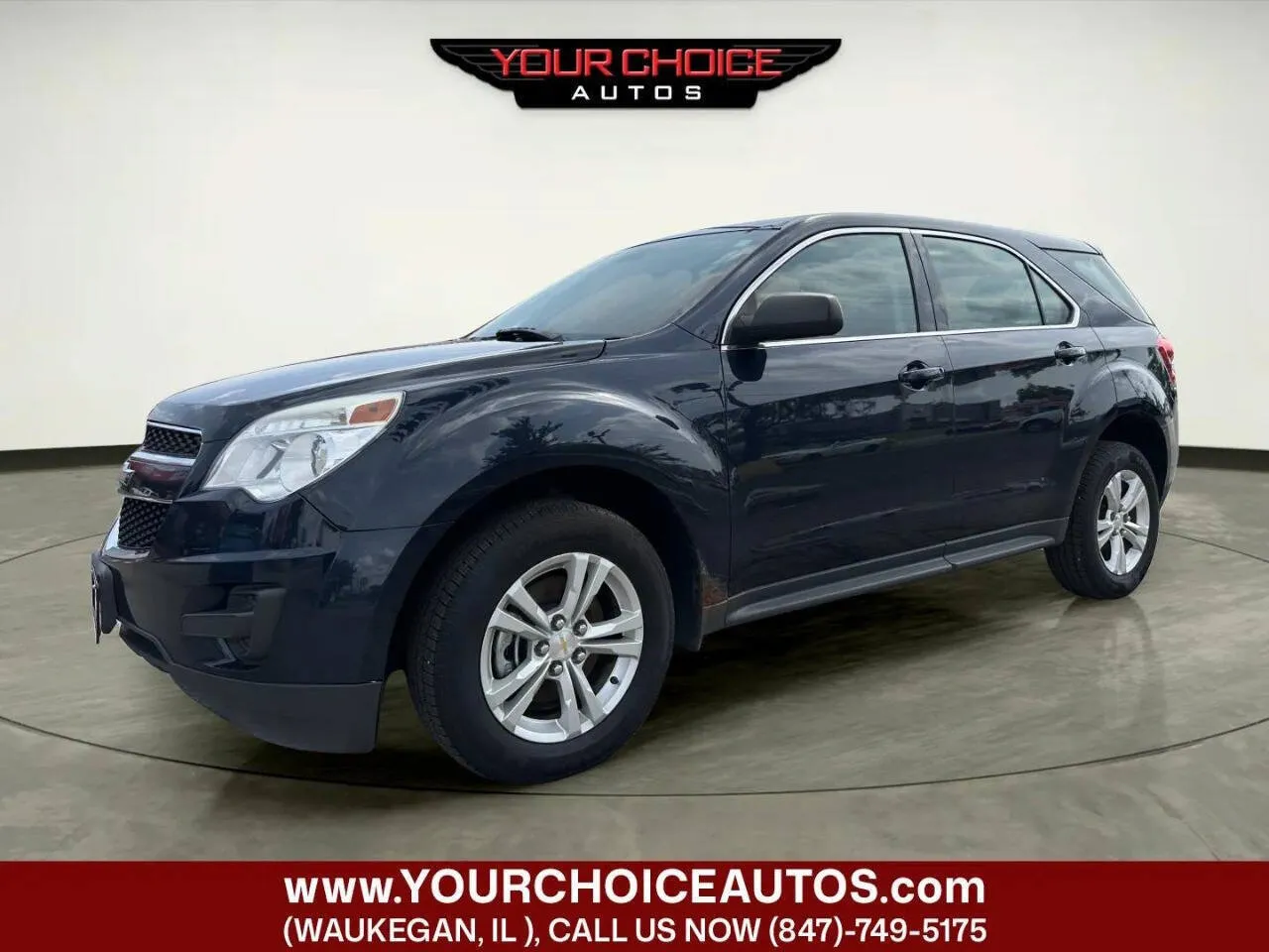 Blue 2015 Chevrolet Equinox LS for sale in Waukegan, IL