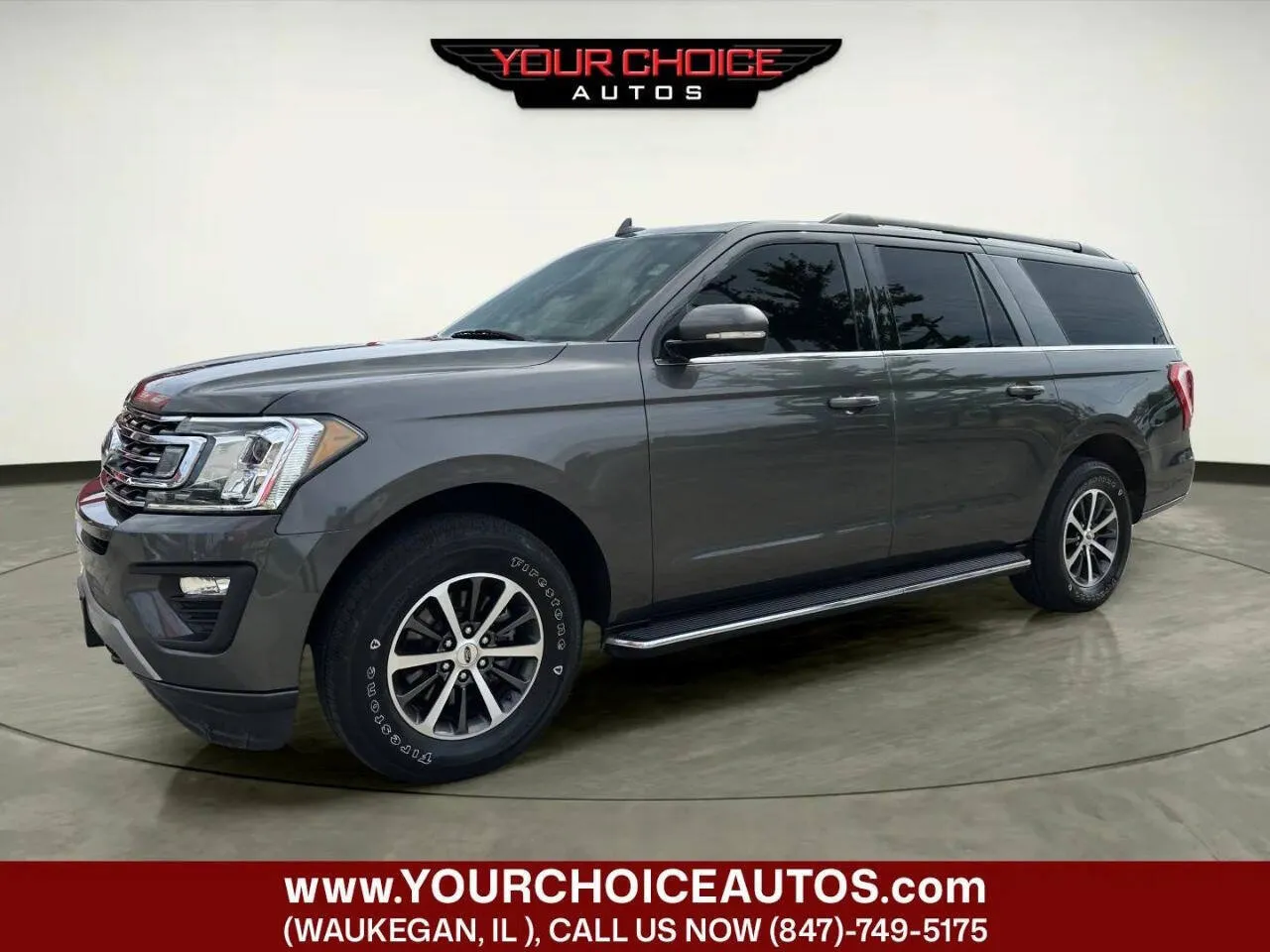 Gray 2019 Ford Expedition Max XLT for sale in Waukegan, IL