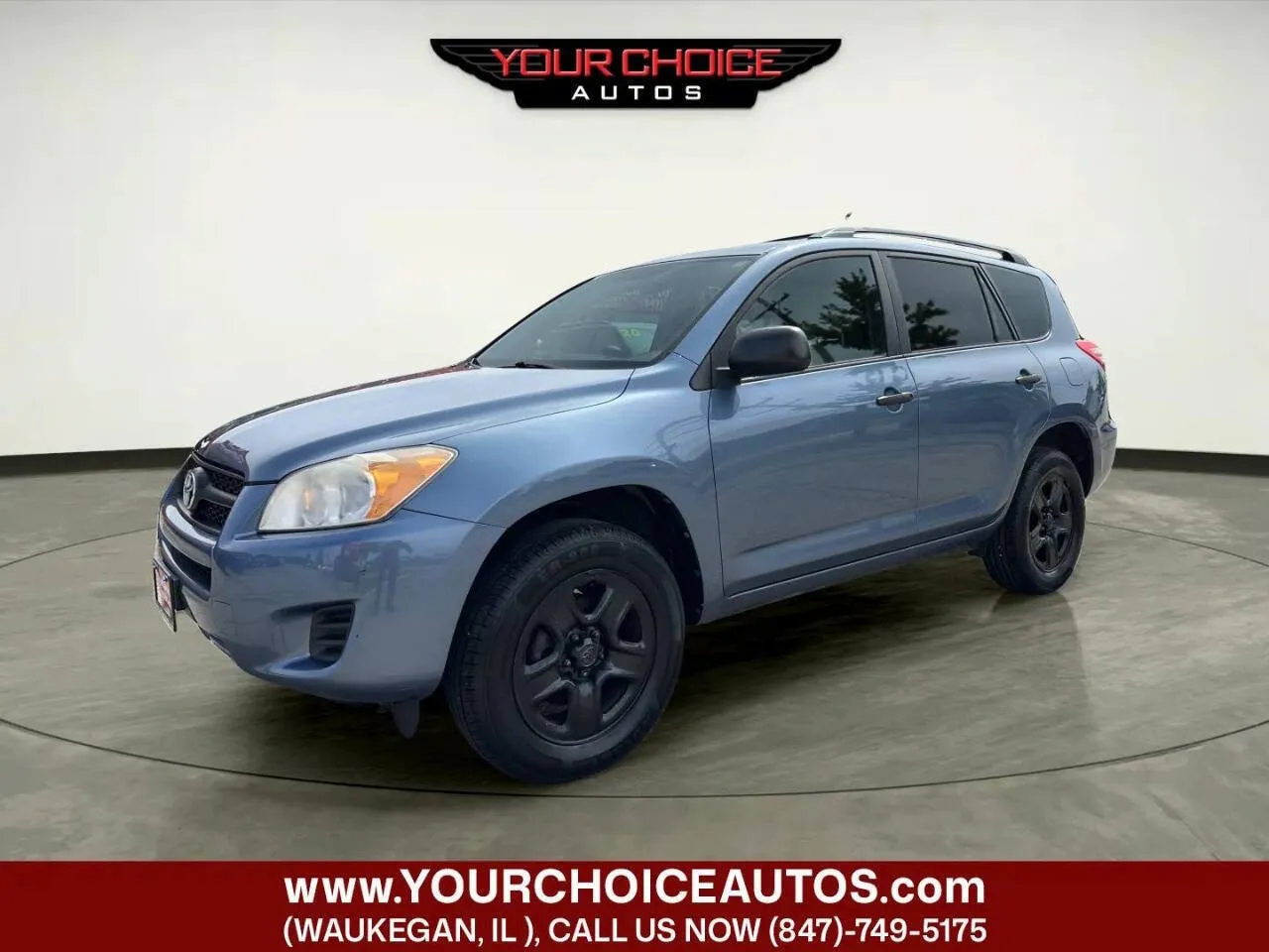 Blue 2011 Toyota RAV4 Base 4x4 4dr SUV for sale in Waukegan, IL