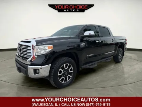 Black 2017 Toyota Tundra Limited for sale in Waukegan, IL