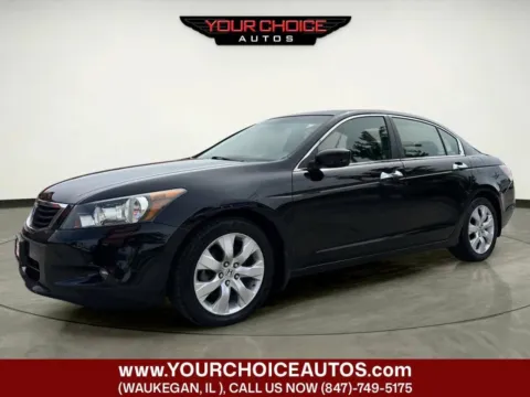 Black 2008 Honda Accord Sdn EX-L for sale in Waukegan, IL