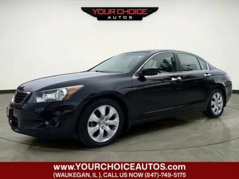 Black 2008 Honda Accord Sdn EX-L for sale in Waukegan, IL