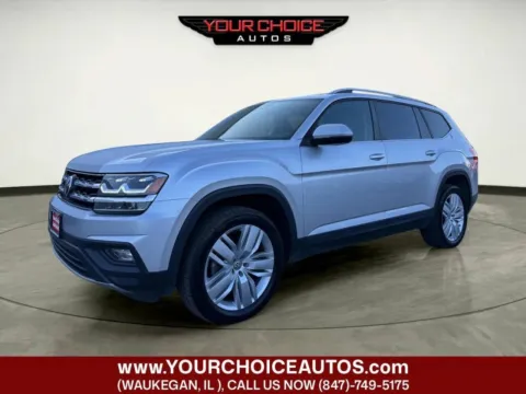 Silver 2019 Volkswagen Atlas 3.6L V6 SE w/Technology for sale in Waukegan, IL