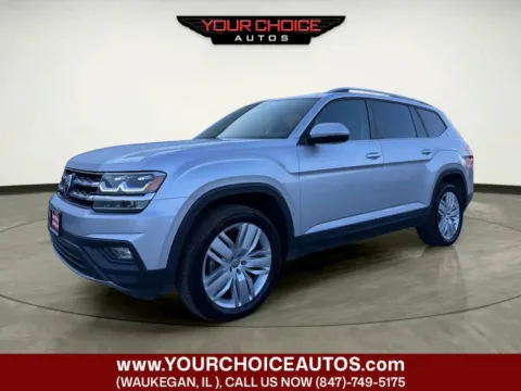 Silver 2019 Volkswagen Atlas 3.6L V6 SE w/Technology for sale in Waukegan, IL