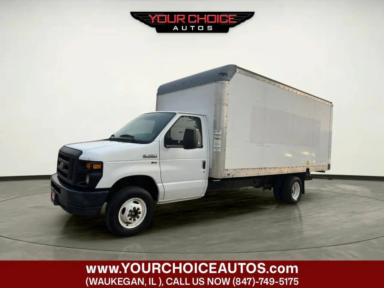 White 2014 Ford Econoline Commercial Cutaway E 350 SD 2dr 138 in. WB DRW Cutaway Chassis for sale in Waukegan, IL