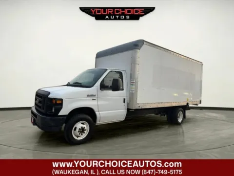 White 2014 Ford Econoline Commercial Cutaway E 350 SD 2dr 138 in. WB DRW Cutaway Chassis for sale in Waukegan, IL