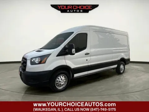 White 2020 Ford Transit Cargo Van 250 AWD 3dr LWB Medium Roof Cargo Van for sale in Waukegan, IL