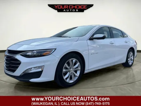 White 2023 Chevrolet Malibu LT for sale in Waukegan, IL