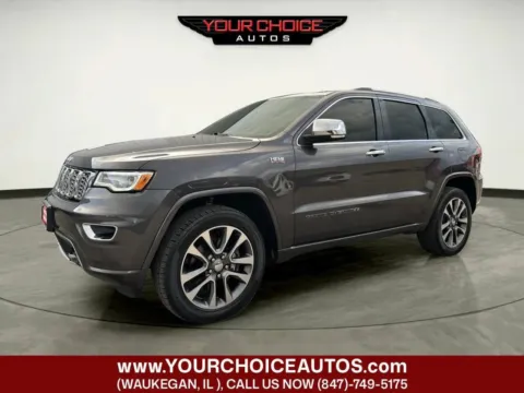 Gray 2018 Jeep Grand Cherokee Overland for sale in Waukegan, IL