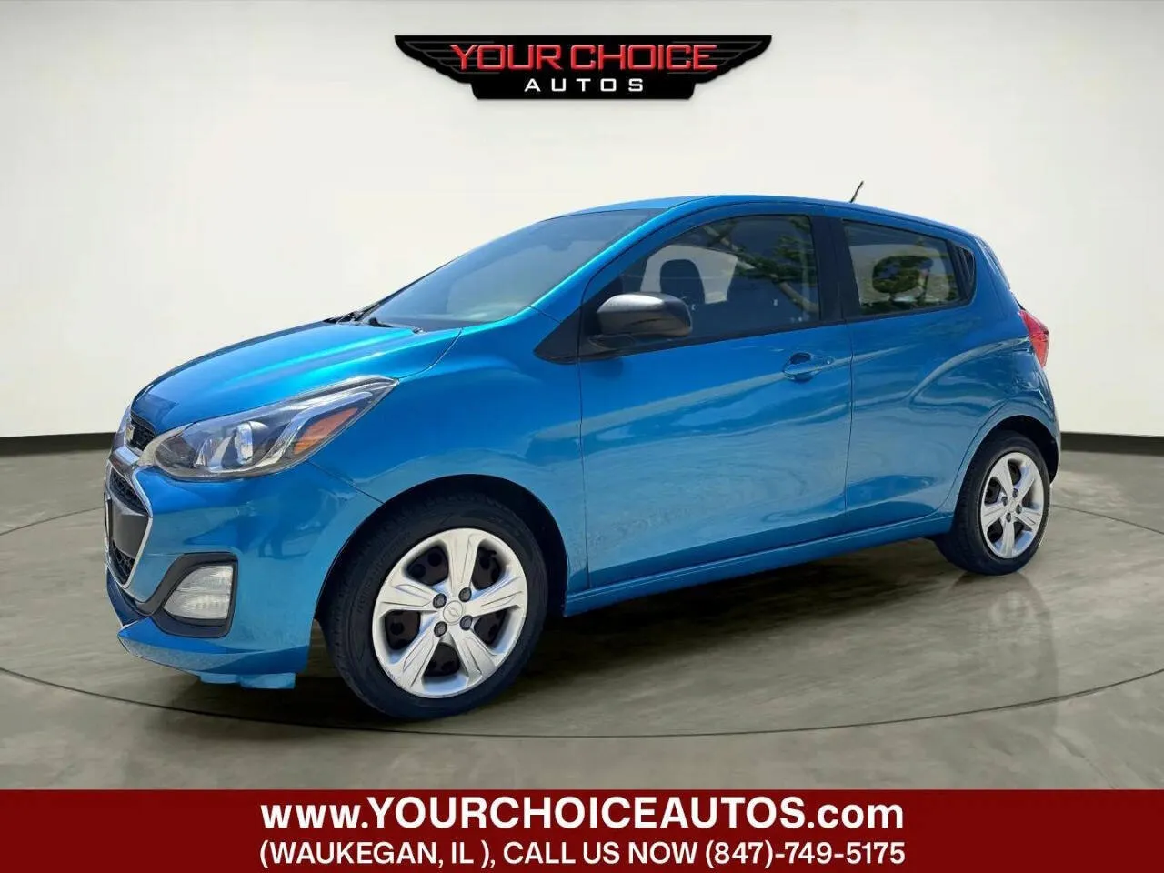 Blue 2021 Chevrolet Spark LS for sale in Waukegan, IL