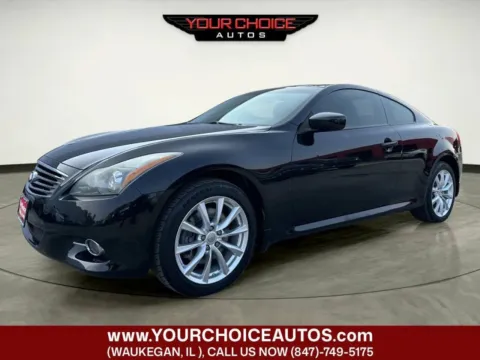Black 2012 INFINITI G37 Coupe x for sale in Waukegan, IL