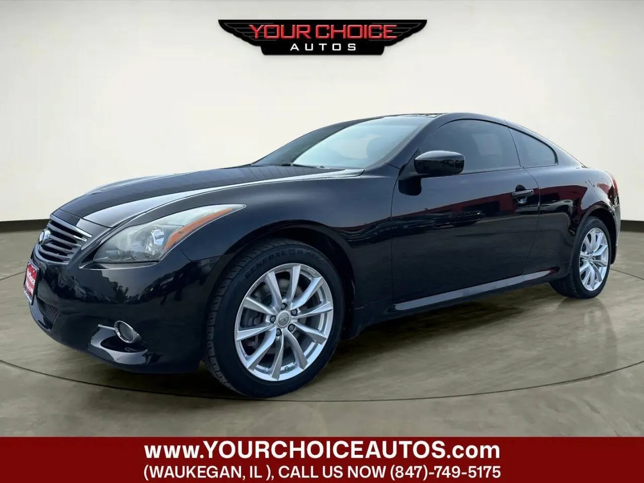 Black 2012 INFINITI G37 Coupe x for sale in Waukegan, IL