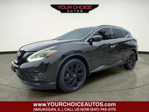 Black 2018 Nissan Murano SL for sale in Waukegan, IL